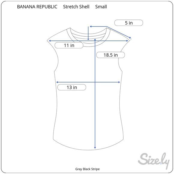 BANANA REPUBLIC Small Tank Top Shell Stretch Bias Stripe Italian Made in Italy - Picture 4 of 13